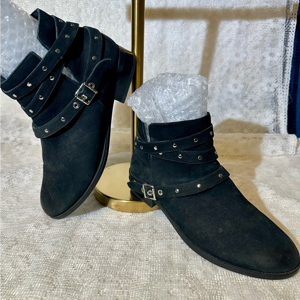 Vionic Country Lona Orthotic ankle boots Black Size 9 - Picture 2 of 7